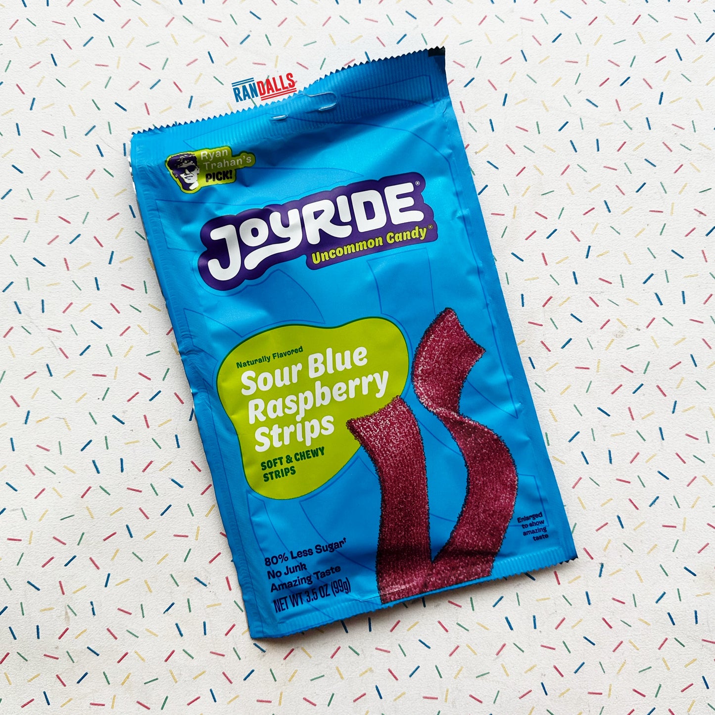 JOYRIDE GUMMIES SOUR BLUE RASPBERRY STRIPS (USA)