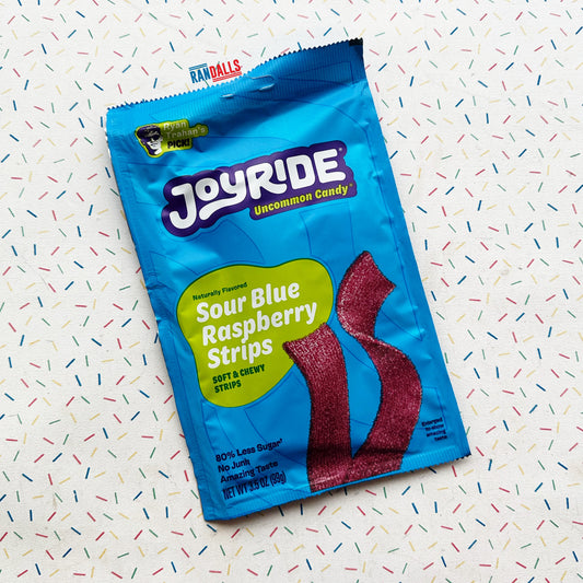 JOYRIDE GUMMIES SOUR BLUE RASPBERRY STRIPS (USA)