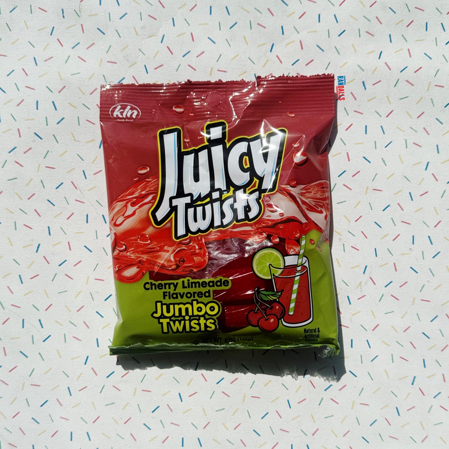 KENNY'S JUICY TWISTS JUMBO CHERRY LIMEADE (USA)