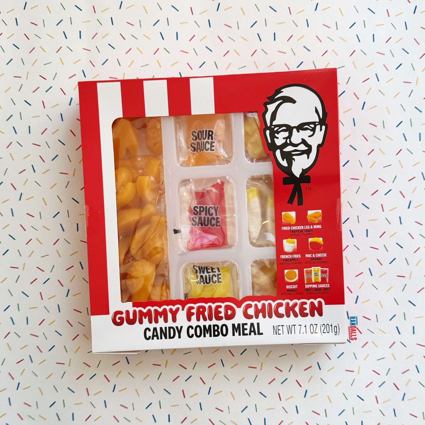 KFC GUMMY FRIED CHICKEN COMBO MEAL (USA)