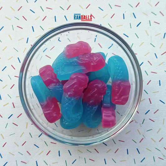KINGSWAY BUBBLEGUM MERMAIDS - 100g (BRITISH)