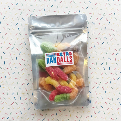 KINGSWAY FIZZY WORMS - 100g (BRITISH)