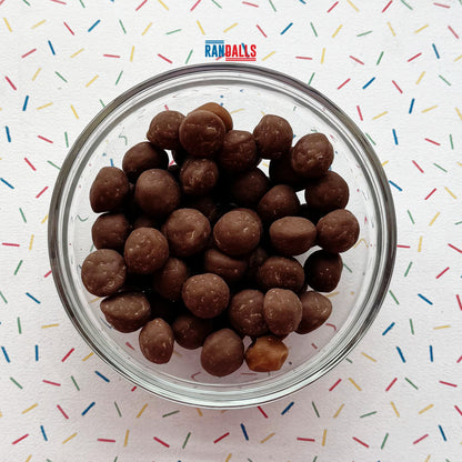 KINGSWAY MILK CHOCOLATE TOFFEE DROPS [NEW CHEWING NUTS]- 100g (BRITISH)