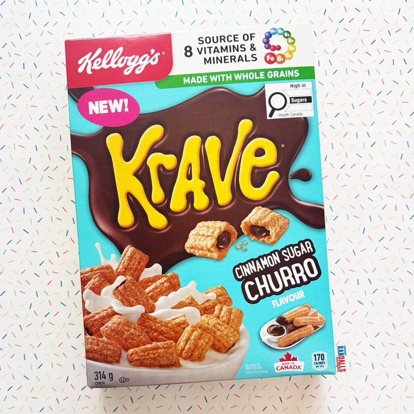KRAVE CINNAMON CHURROS FAMILY SIZE CEREAL (CANADA)