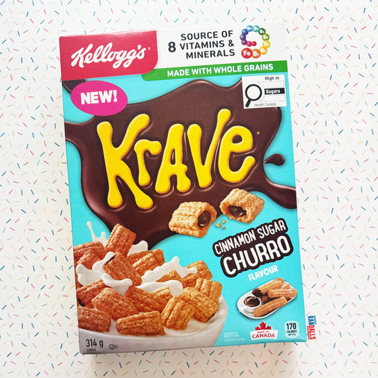 KRAVE CINNAMON CHURROS FAMILY SIZE CEREAL (CANADA)
