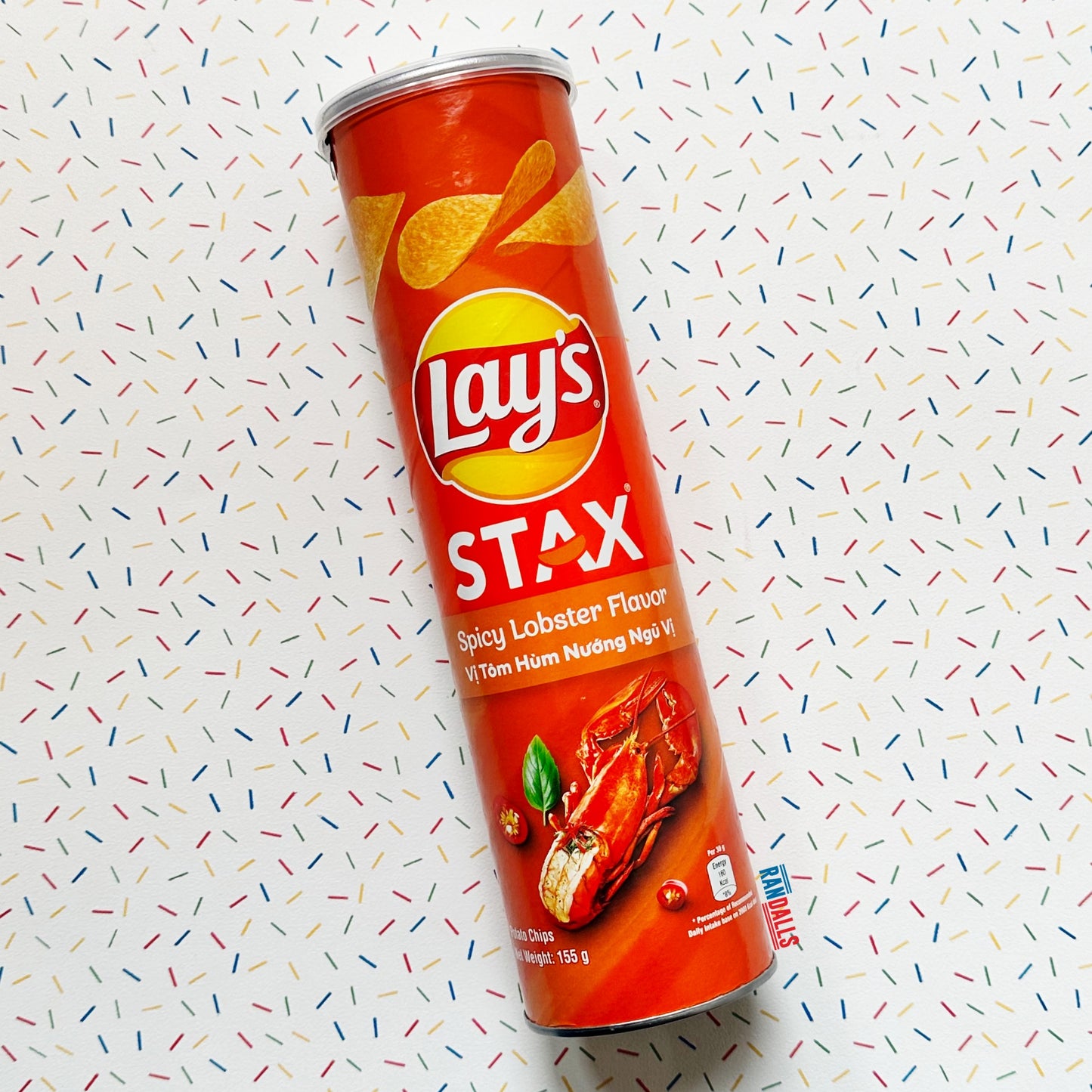 lays, lays stax, lays stax spicy lobster, spicy lobster, lays chips, thailand, randalls, randallsuk