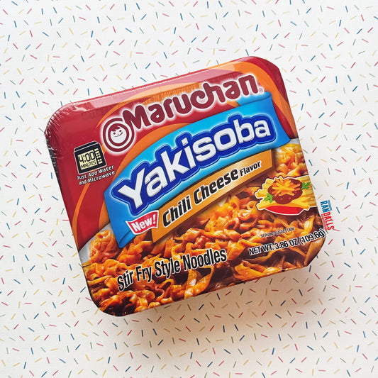 MARUCHAN YAKISOBA CHILI CHEESE NOODLES (USA)