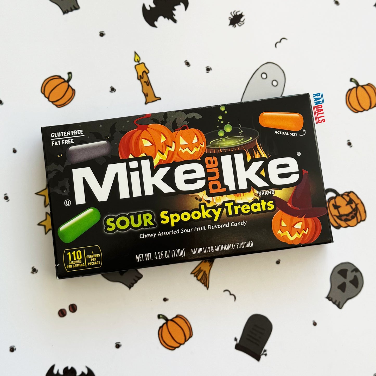 mike & ike, mike and ike, mike & ike sour spooky treats, spooky treats, sour sweets, halloween, halloween candy, usa, randalls, randallsuk