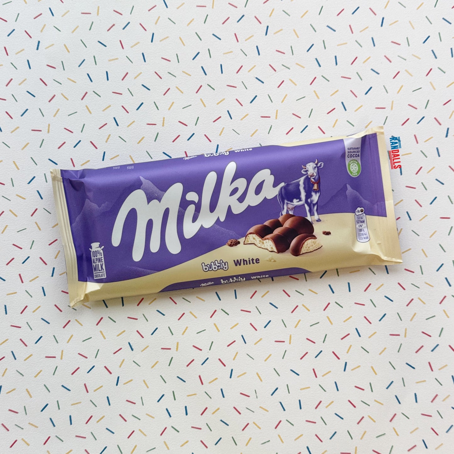 MILKA BUBBLY WHITE (ROMANIA)