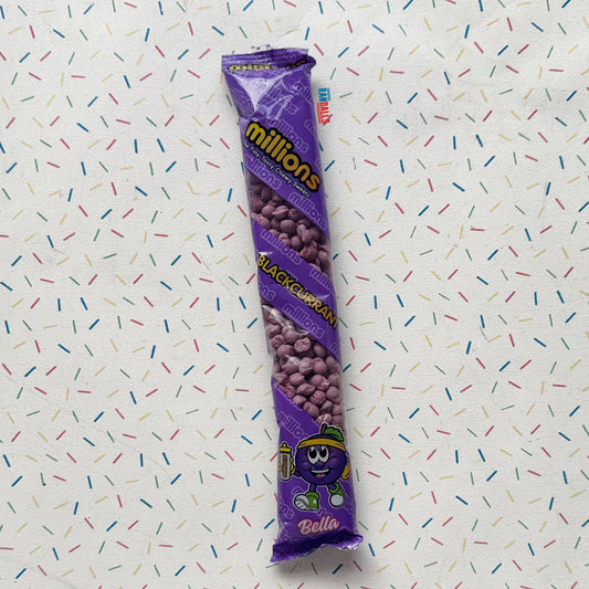 MILLIONS BLACKCURRANT TUBE (BRITISH)