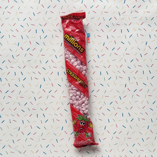 MILLIONS STRAWBERRY TUBE (BRITISH)