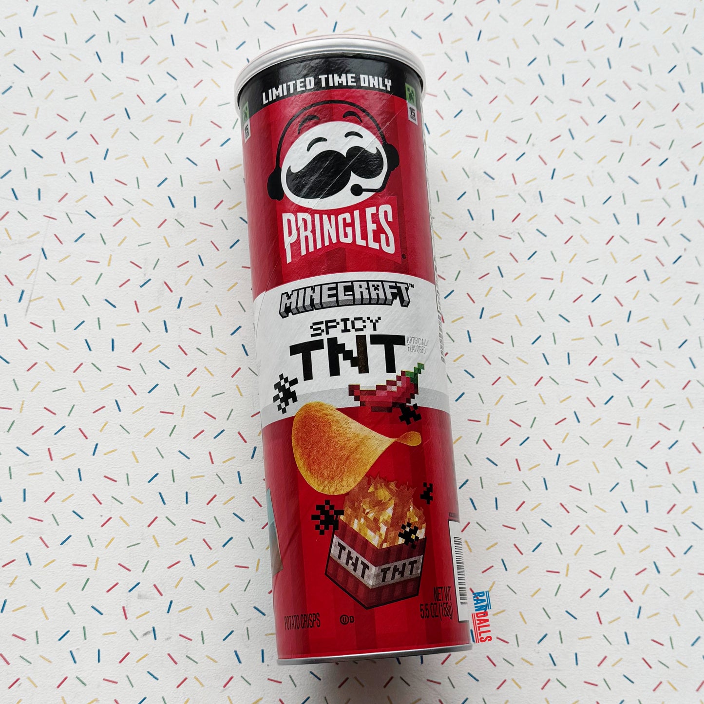 pringles, pringles minecraft spicy tnt, spicy chips, minecraft, usa, randalls, randallsuk