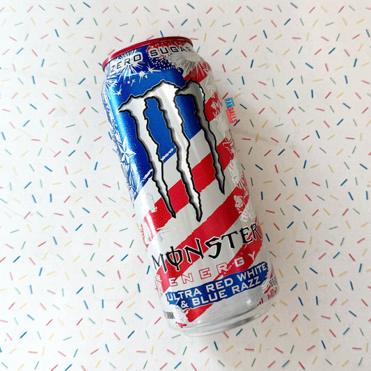 MONSTER ULTRA ZERO RED, WHITE & BLUE (USA)