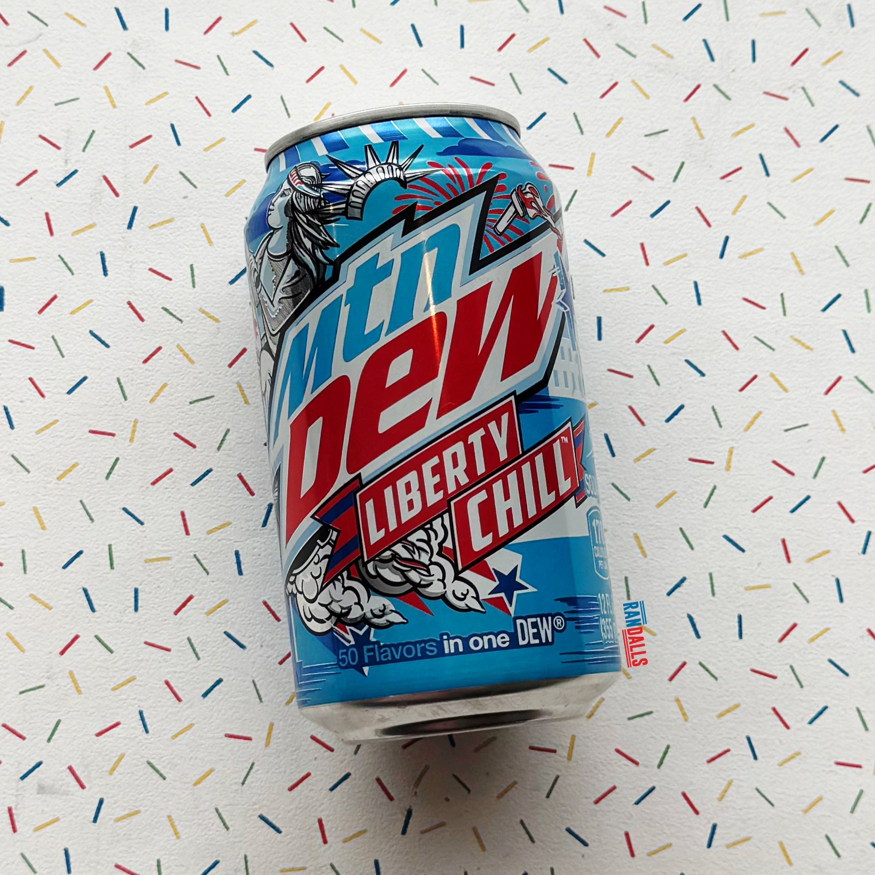 mtn dew, mountain dew, american drink, american soda, 50 flavours in one dew, american mtn dew, usa, randalls,