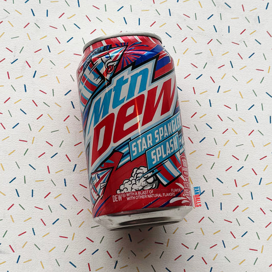 mtn dew, mountain dew, mtn dew star spangled splash, red berry, soda, fizzy drink, american soda, usa, randalls, randallsuk