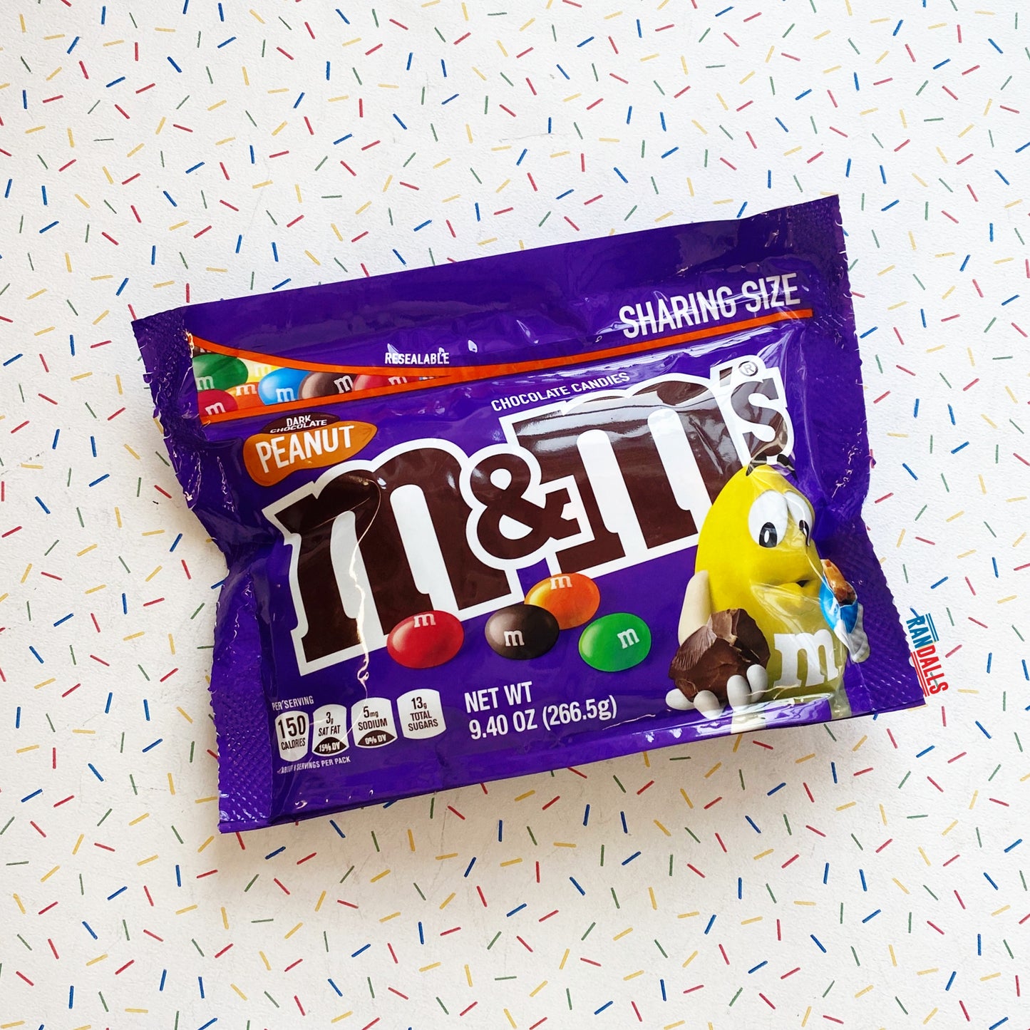 M & M Peanut, Dark Chocolate, Cupid's Mix Chocolate Candies - 12.6 oz,  Nutrition Information