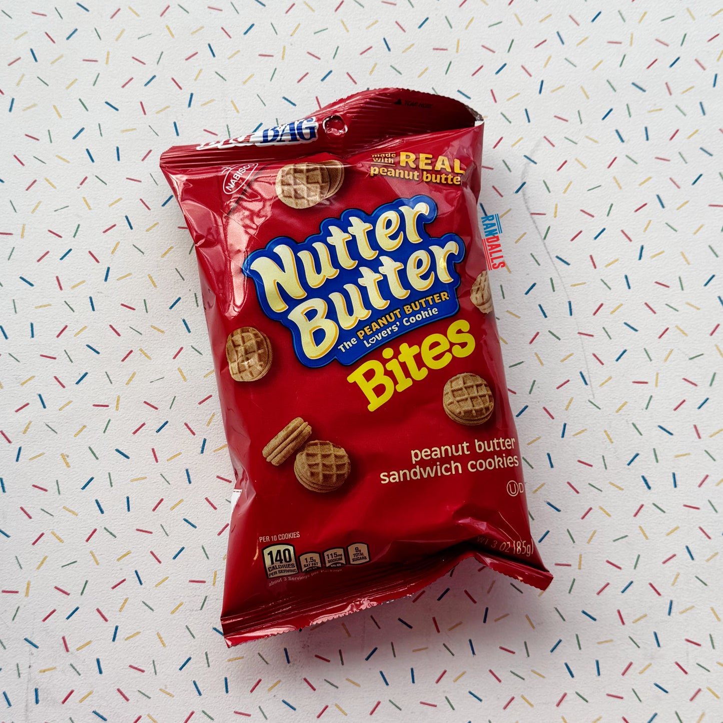 nutter butter sandwich cookie bites, peanut butter, crispy, sandwich cookies, usa, randalls