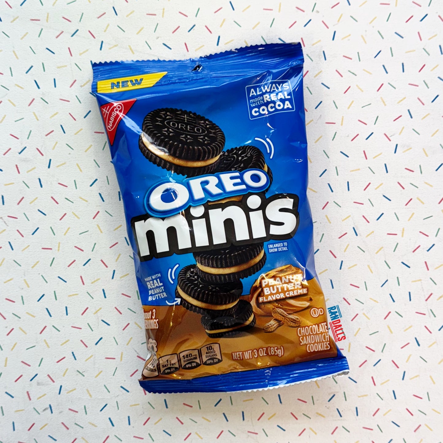 OREO MINIS PEANUT BUTTER BAG (USA)