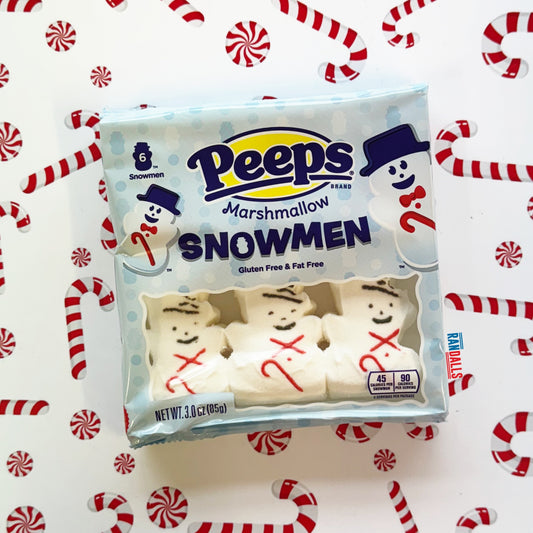 PEEPS CHRISTMAS SNOWMEN [6 PACK] (USA)