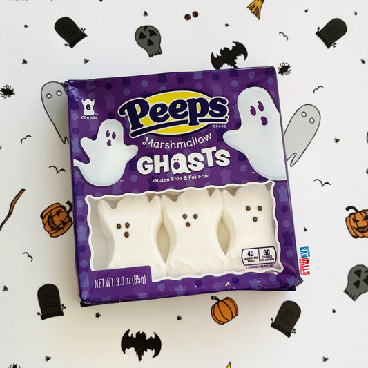 peeps, peeps marshmallows, marshmallow, ghosts, peeps ghosts, halloween, halloween sweets, usa, randalls, randallsuk