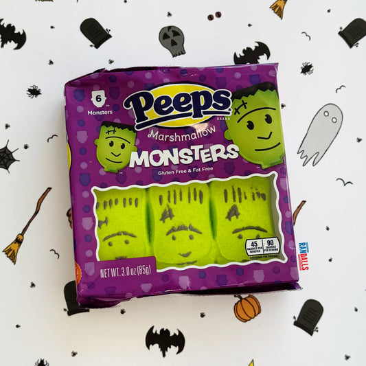 peeps, peeps marshmallow, marshmallow, monsters, peeps monsters, halloween, halloween sweets, usa, randalls, randallsuk