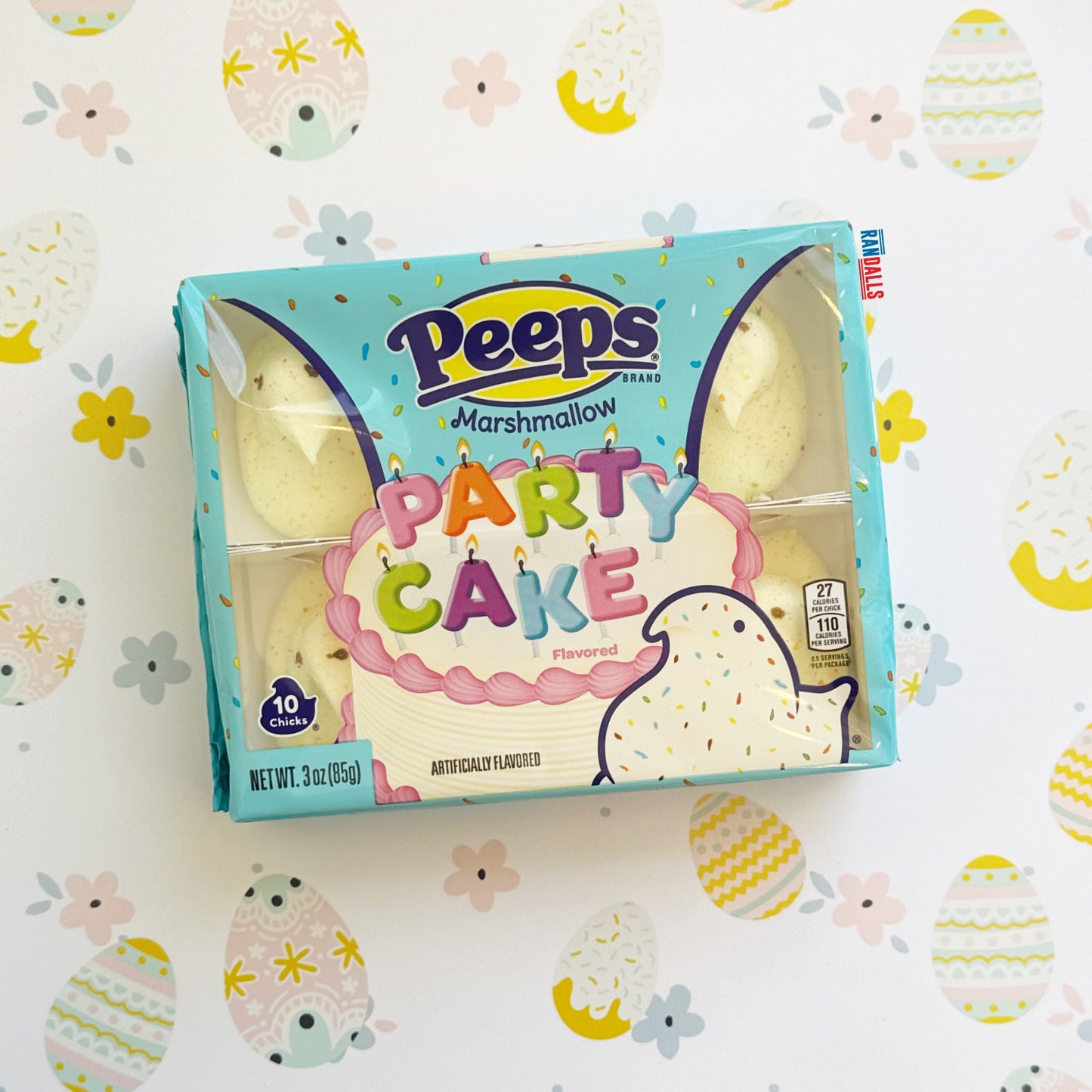 PEEPS PARTY CAKE CHICKS [10 PACK] (USA)
