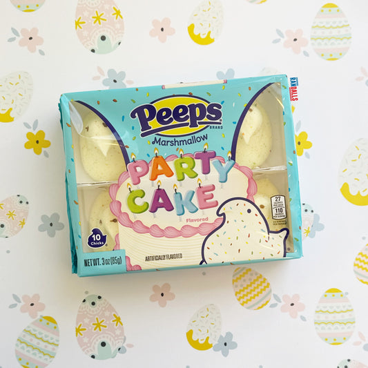 PEEPS PARTY CAKE CHICKS [10 PACK] (USA)