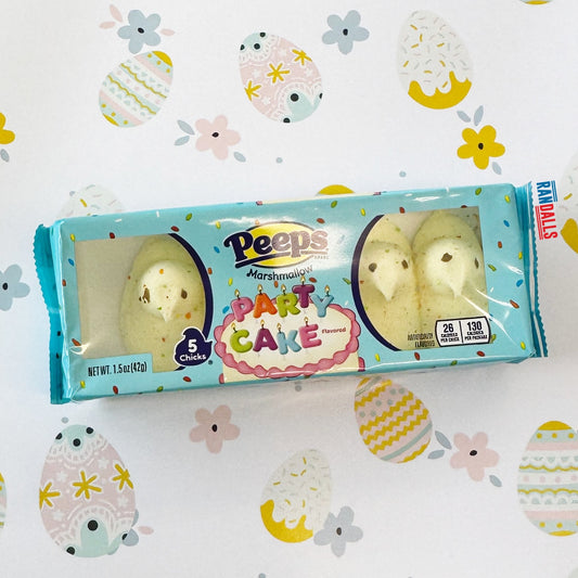 PEEPS PARTY CAKE CHICKS [5 PACK] (USA)