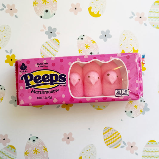 PEEPS EASTER PINK CHICKS [5 PACK] (USA)