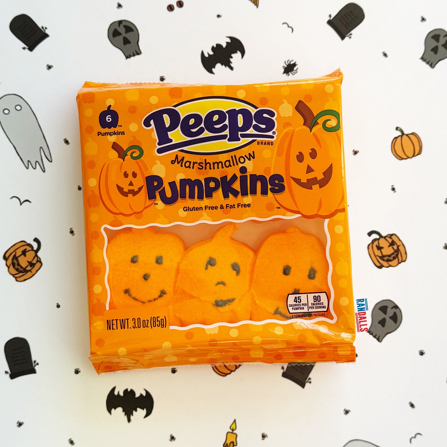 PEEPS MARSHMALLOW PUMPKINS [6 PACK] (USA)