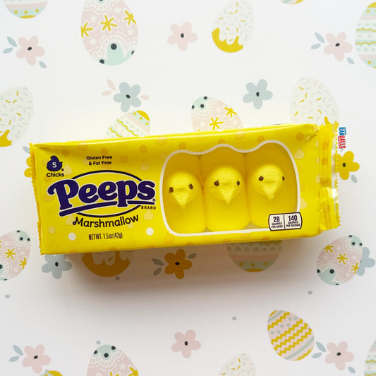 PEEPS YELLOW EASTER CHICKS (5 PACK) (USA)