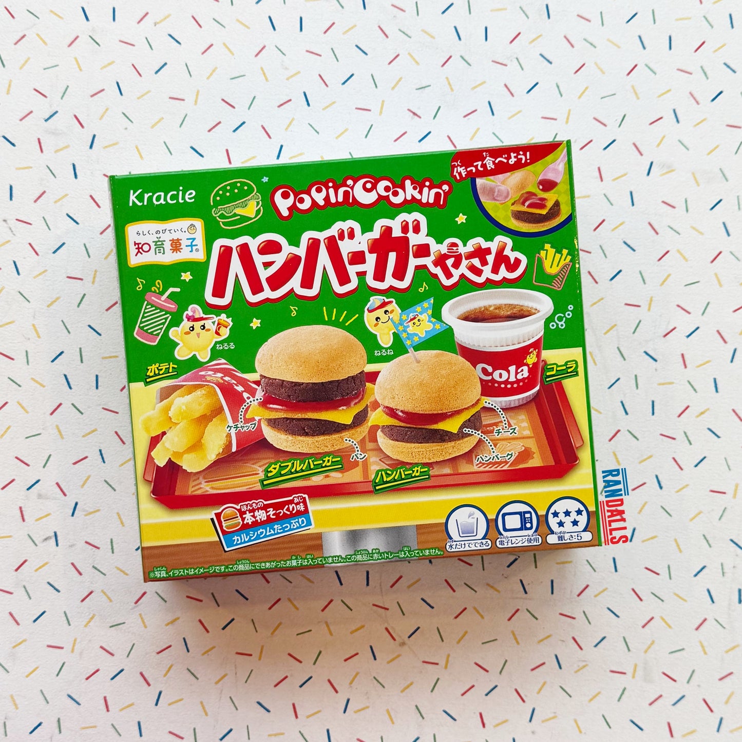 POPIN' COOKIN' HAPPY KITCHEN BURGER DIY KIT (JAPAN) *MAX ONE PER CUSTOMER*