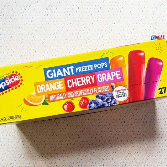 POPSICLE GIANT FREEZE POPS 27ct (USA)