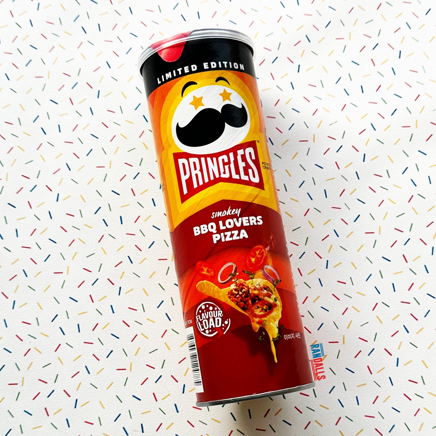pringles, pringles bbq lovers pizza, pizza, bbq pizza, randalls, randallsuk, korea