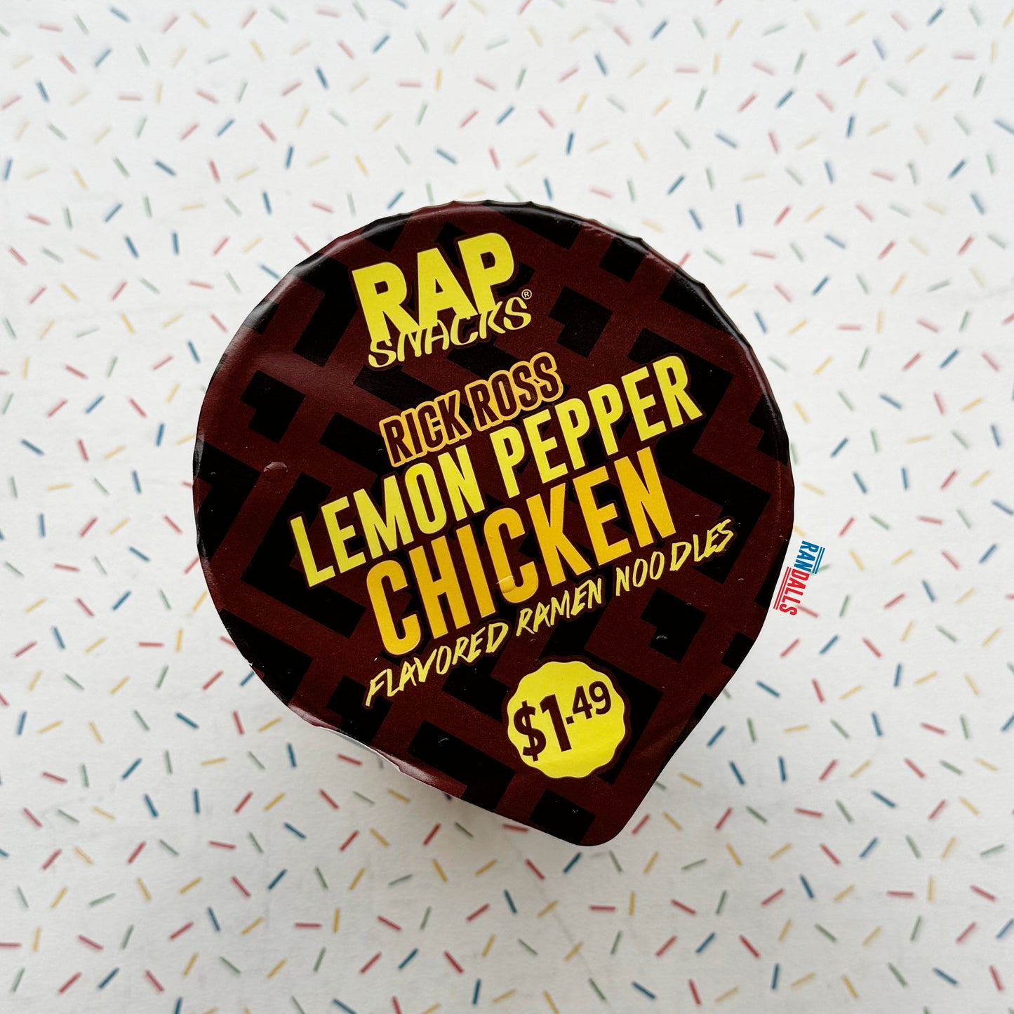 rap snacks ramen rick ross lemon pepper chicken, lemon pepper chicken noodles, ramen noodles, rick ross, usa, randalls, randallsuk