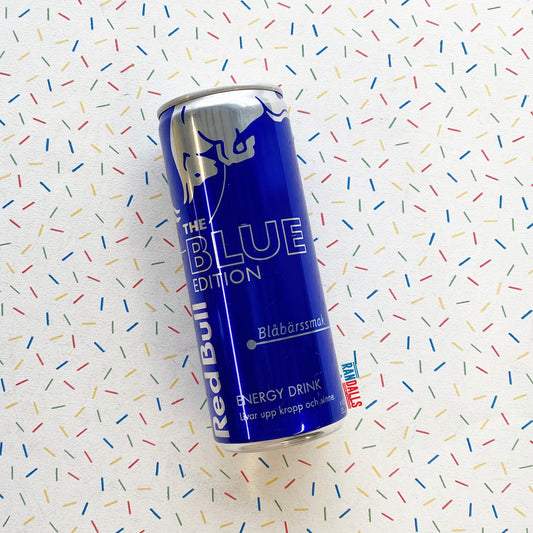red bull blueberry, energy drink, the blue edition, focus, caffeine, the netherlands, randalls