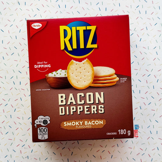 ritz crackers bacon dippers, canada, baked crackers, dipping, cheese, randalls