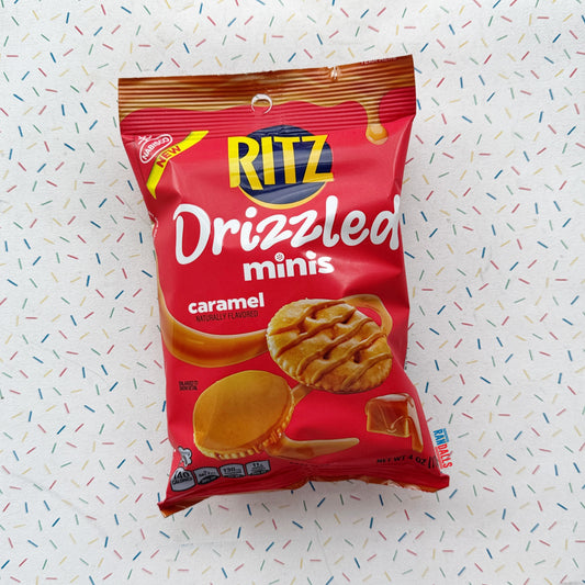 RITZ DRIZZLED MINIS CARAMEL (USA)