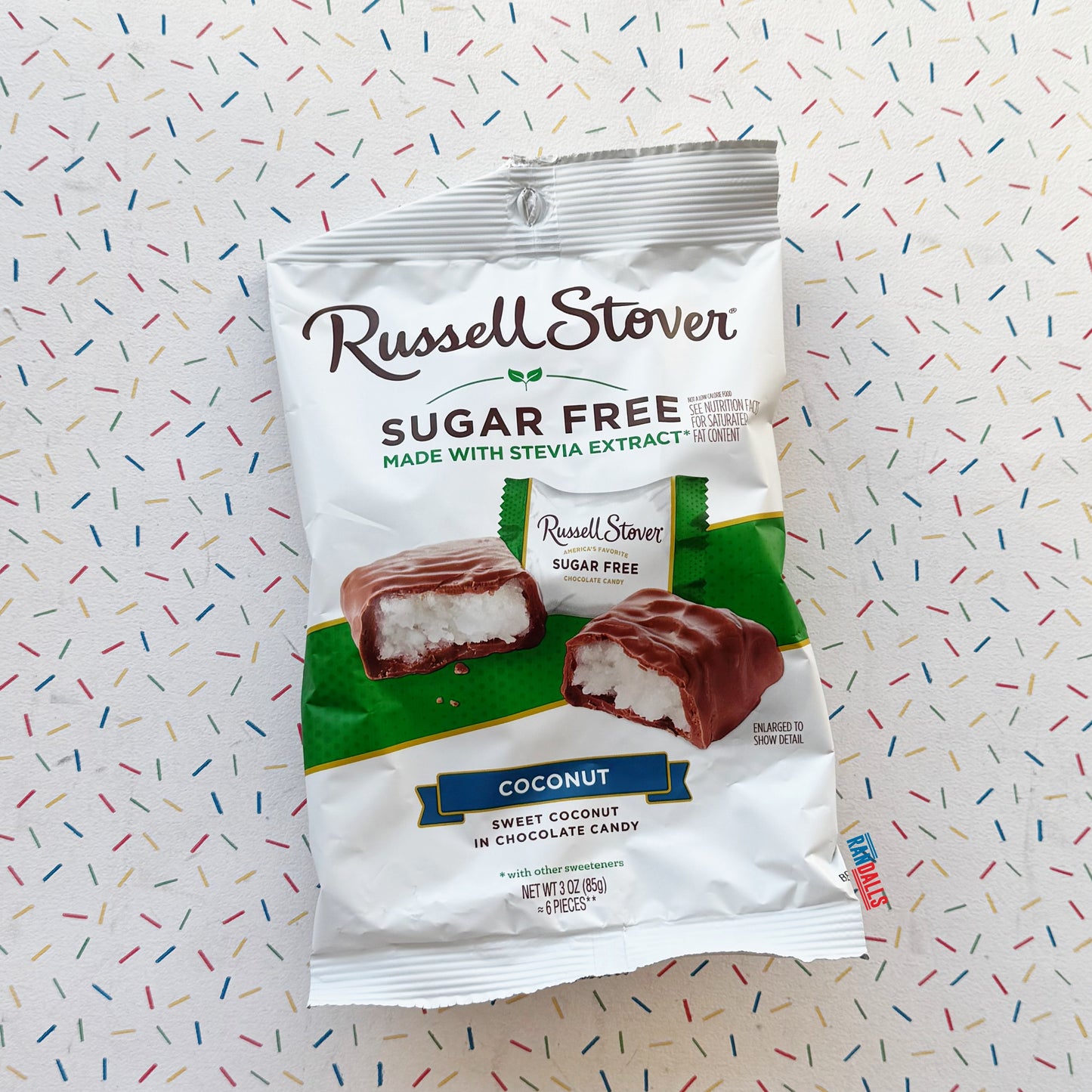 RUSSELL STOVER SUGAR FREE COCONUT PATTIES (USA)