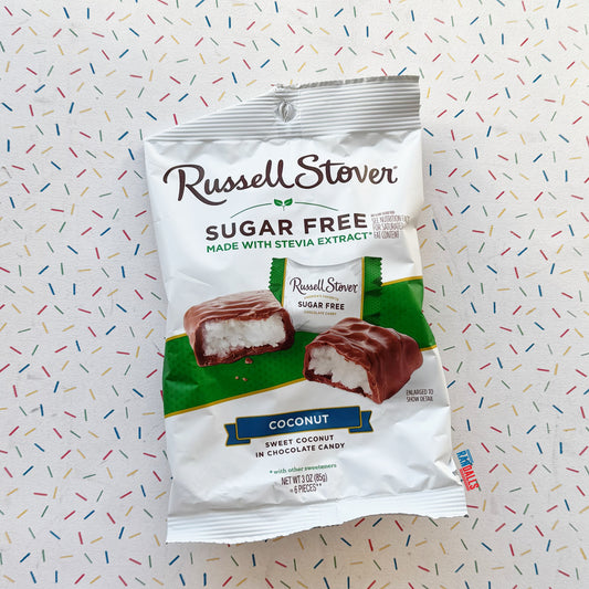 RUSSELL STOVER SUGAR FREE COCONUT PATTIES (USA)