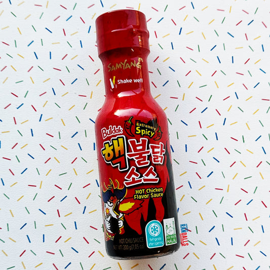 buldak, buldak sauce, buldak extreme spicy sauce, extreme spicy, spicy, spicy sauce, buldak ramen, korea, randalls, randallsuk, samyang