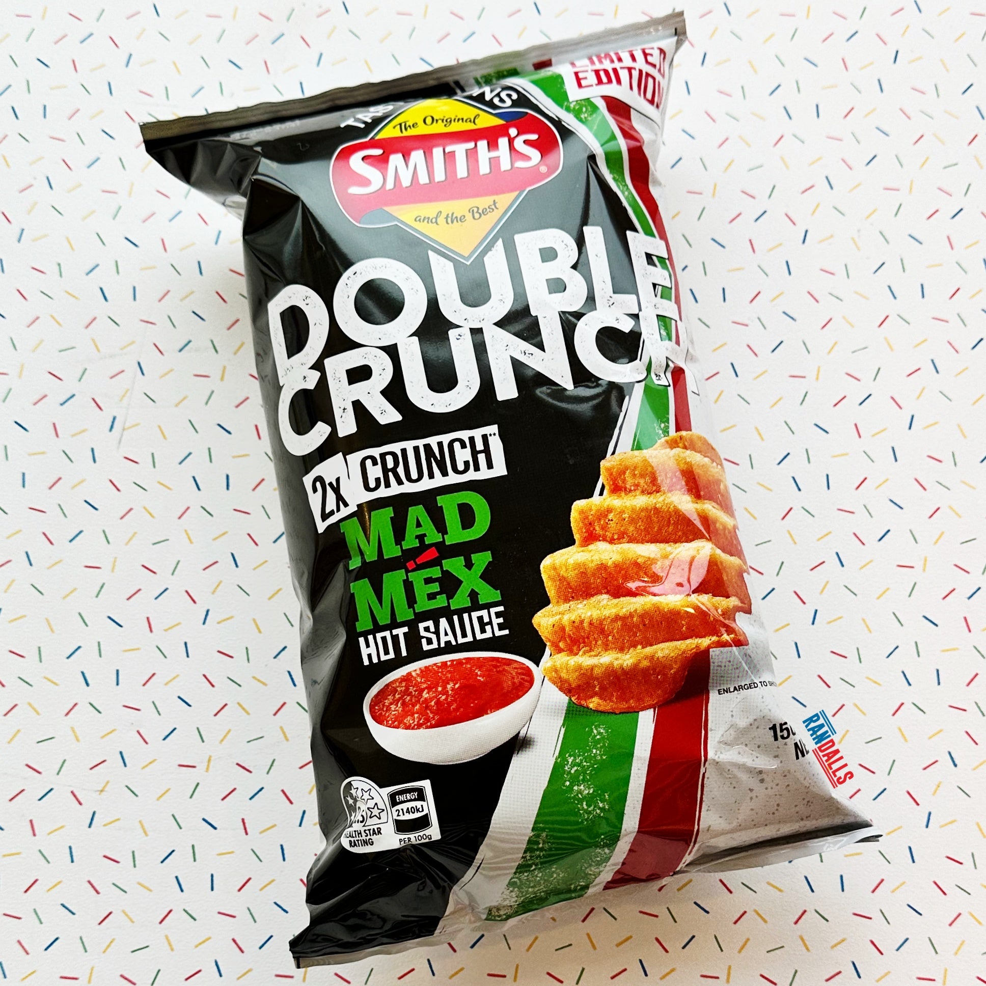 Smiths Double Crunch Mad Mex Hot Sauce Australia Randalls Uk