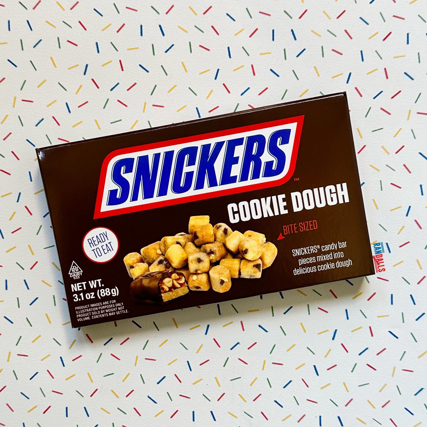 snickers, snickers cookie dough, snickers cookie, cookie dough, edible cookie dough, america, randalls, randallsuk