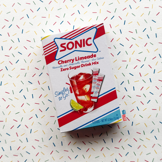 SONIC CHERRY LIMEADE DRINK MIX SACHET X6 (USA)