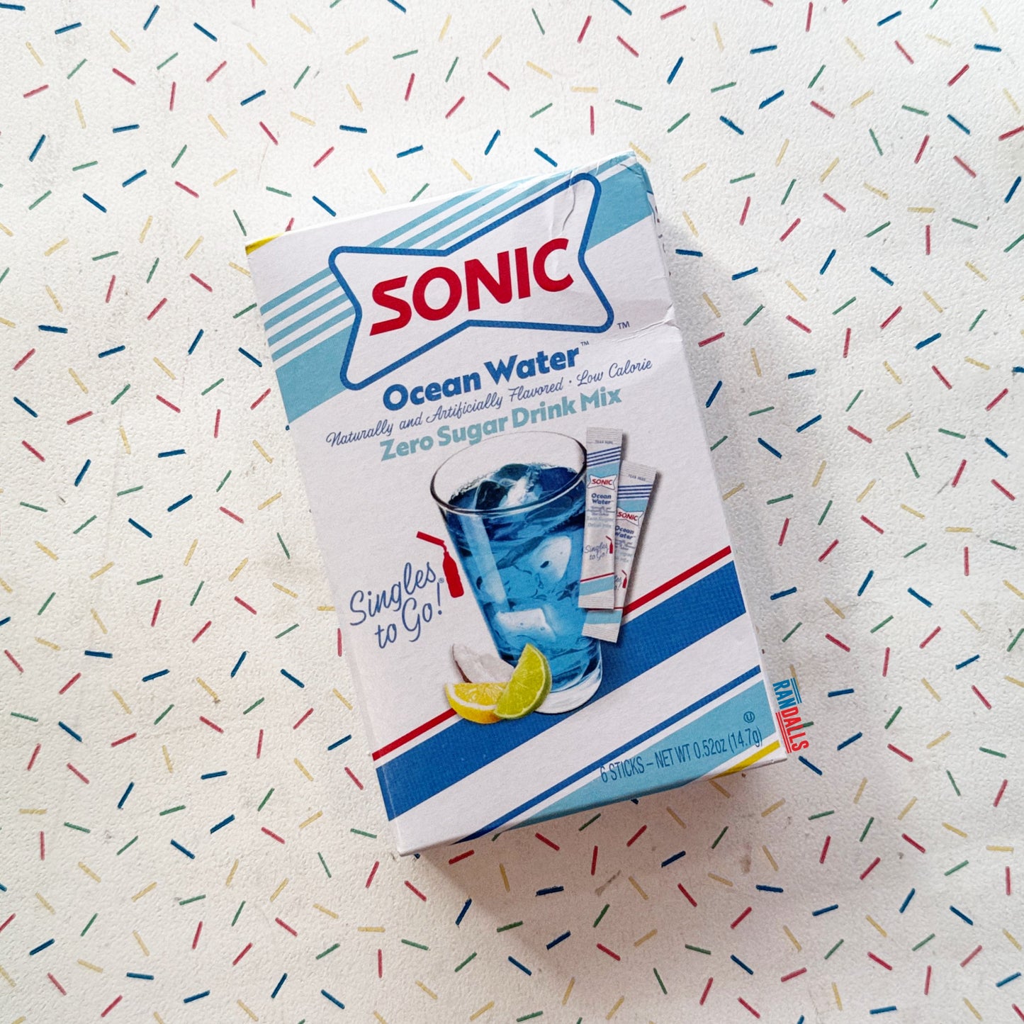 SONIC OCEAN WATER DRINK MIX SACHET X6 (USA)