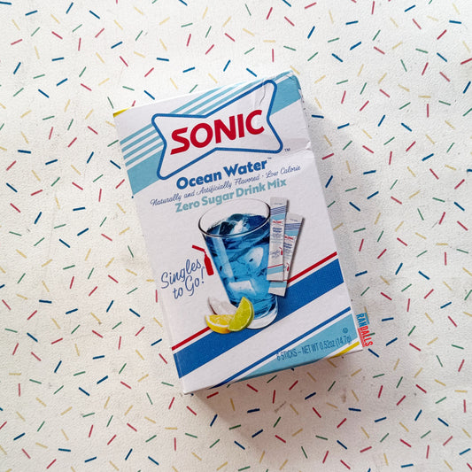 SONIC OCEAN WATER DRINK MIX SACHET X6 (USA)