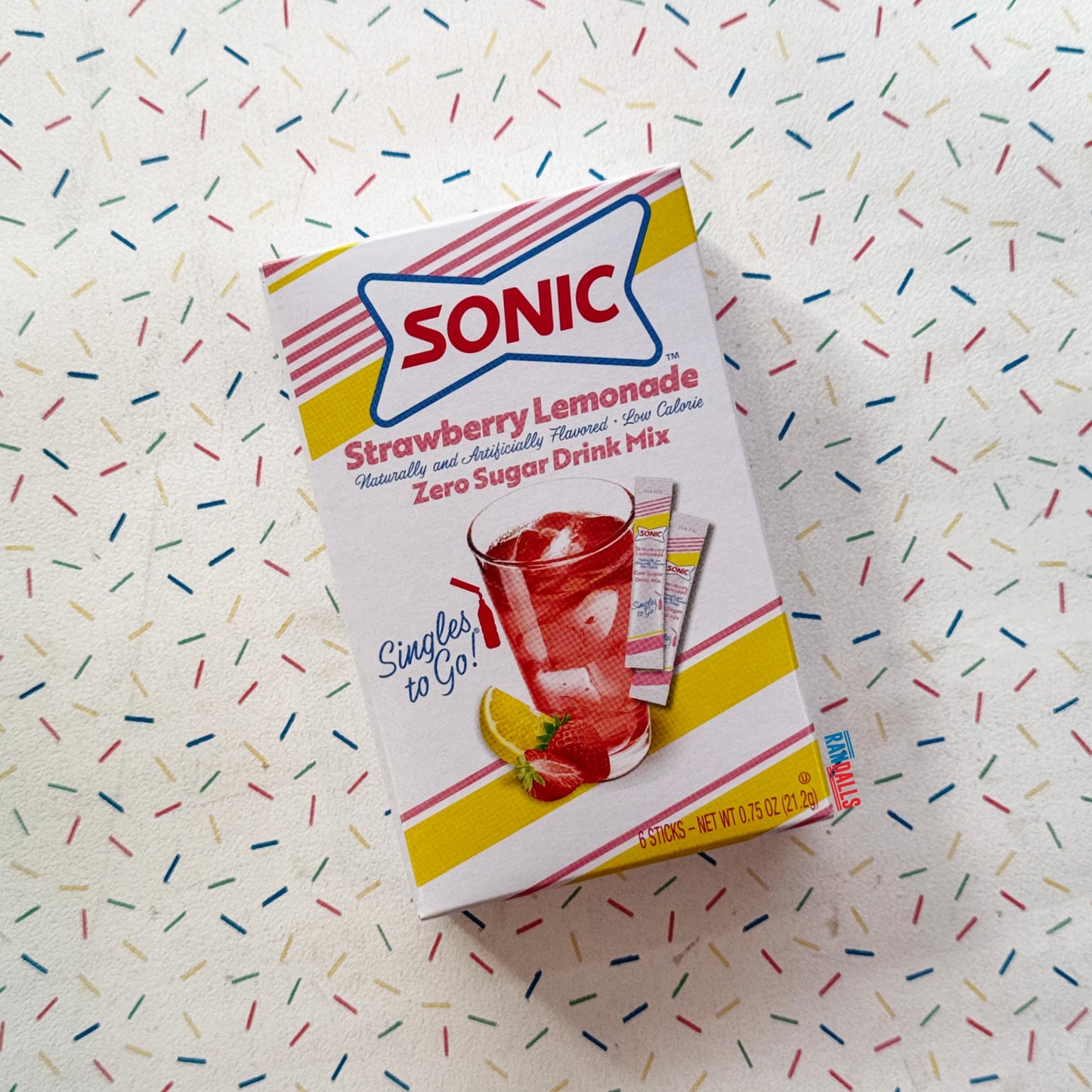 SONIC STRAWBERRY LEMONADE DRINK MIX SACHET X6 (USA)