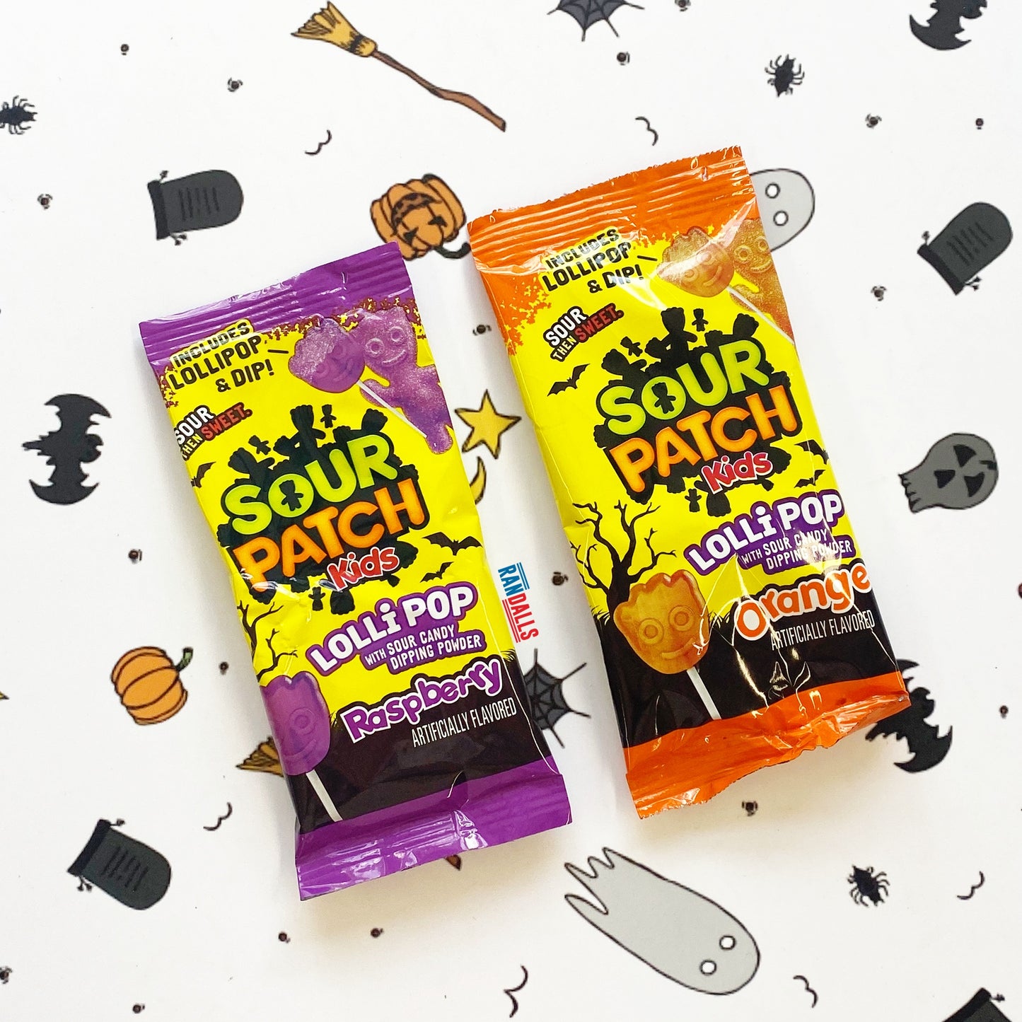 SOUR PATCH KIDS HALLOWEEN LOLLIPOPS SINGLE (USA) Randalls UK