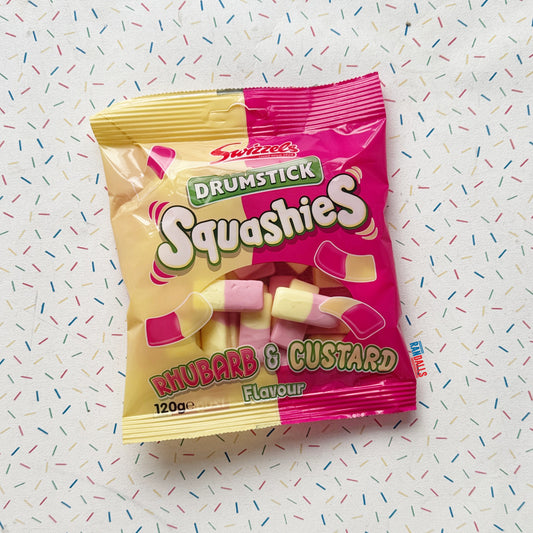 SWIZZELS SQUASHIES RHUBARB & CUSTARD (BRITISH)