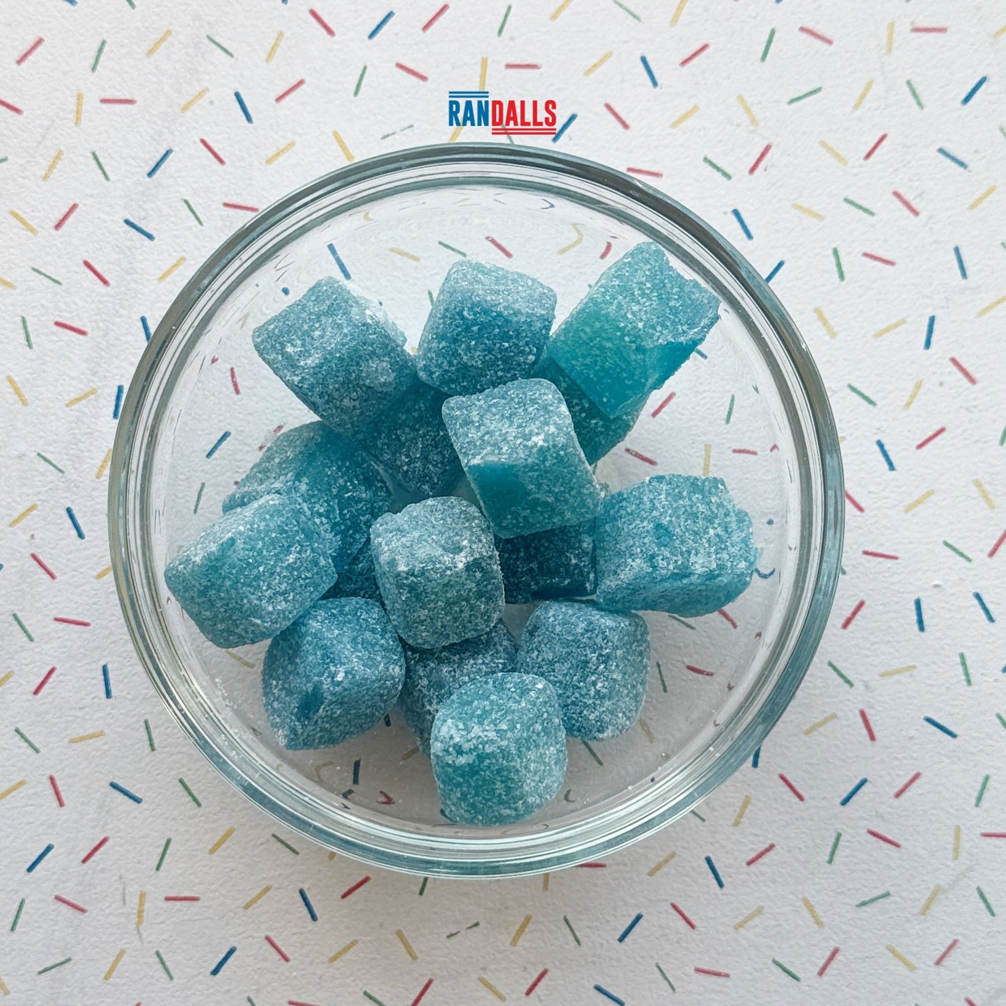 STOCKLEY'S BLUE RASPBERRY CUBES - 100g (BRITISH)